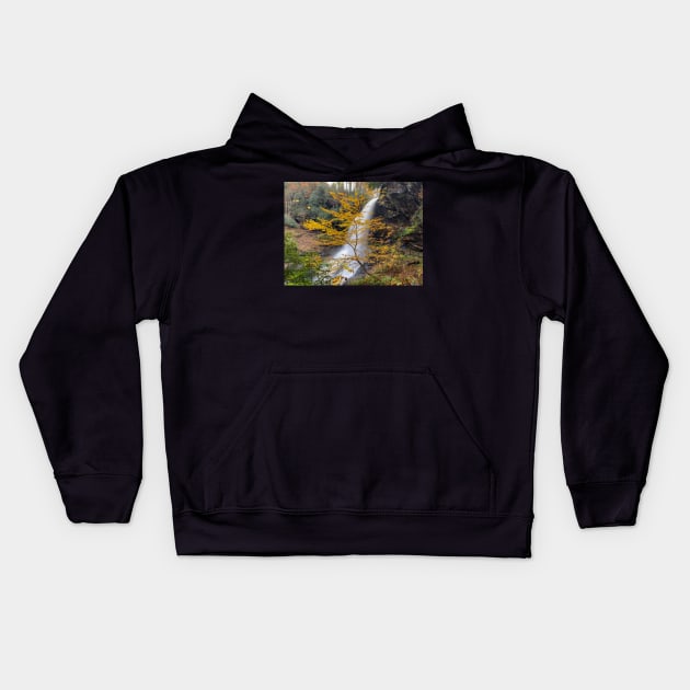 Dry Falls Kids Hoodie by Ckauzmann